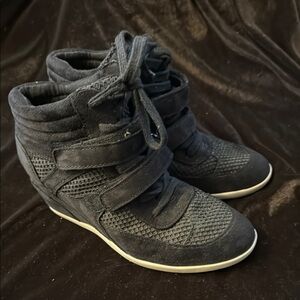 Black High-Top Sneakers